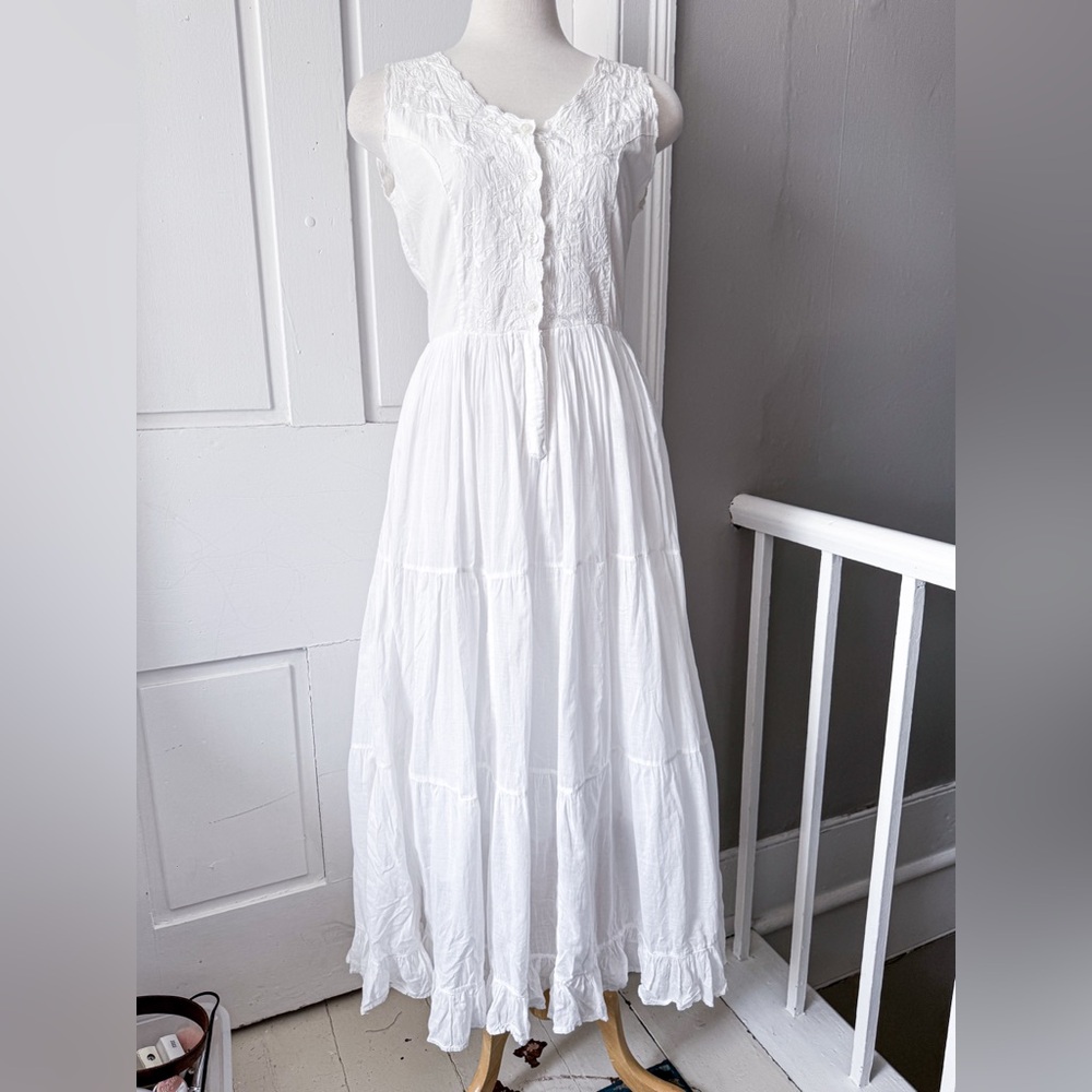Stunning Embroidered Cotton Dress